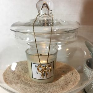 Vintage Gold Ribbon Necklace